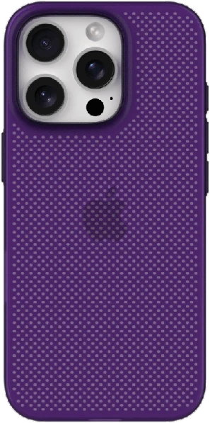 GripLux deep purple MagSafe rubberised magnetic phone case